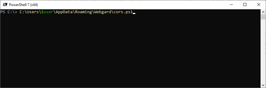 Malware PowerShell Cors.ps1